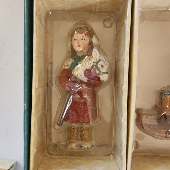 Vintage Style Christmas Children Tree Ornaments Costco New In Box Lot Of 6 - Picture 8 of 9